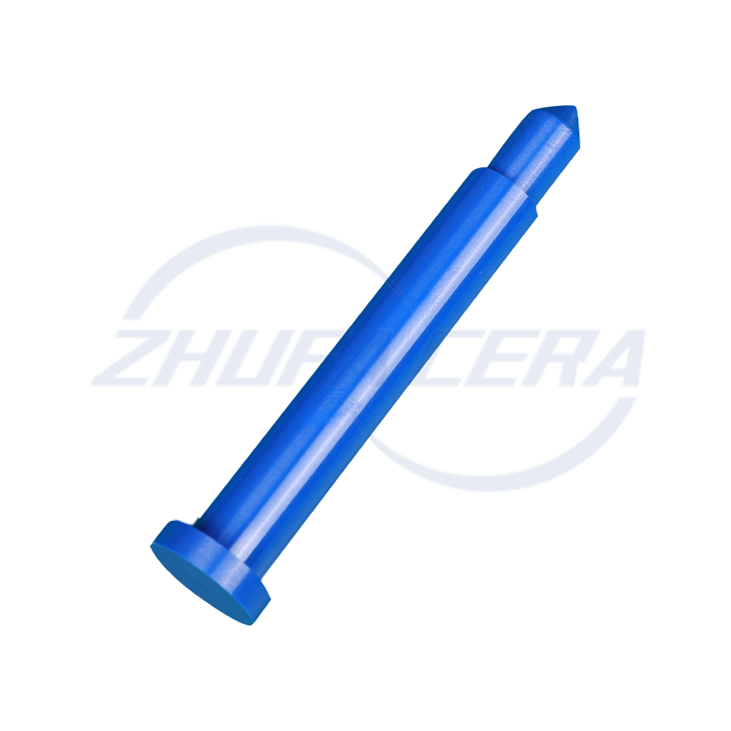 Broche en céramique de zircone bleue