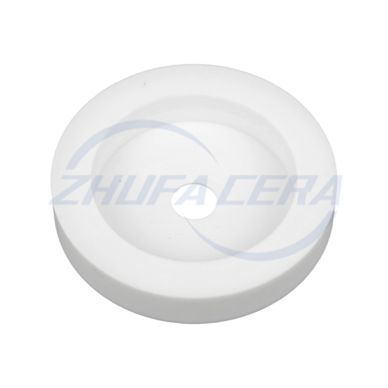 Disque en céramique d'alumine perforé