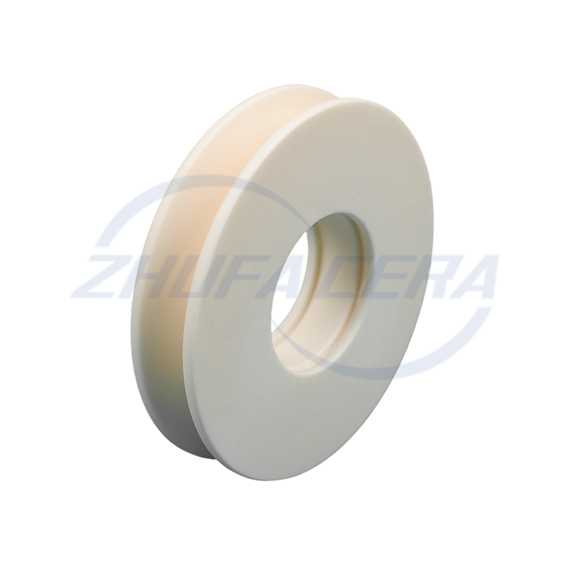 Roue de guidage en céramique d'alumine