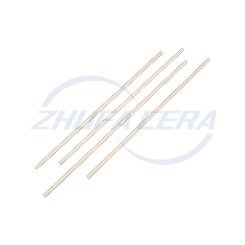 Tige en céramique d'alumine filetée