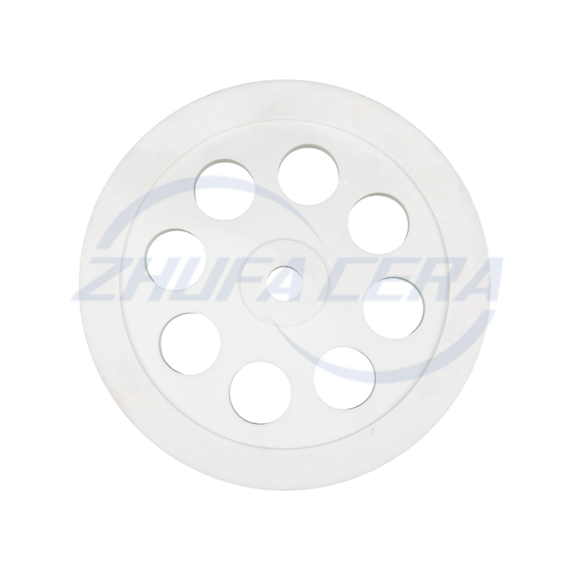 Disque perforé en céramique d'alumine
