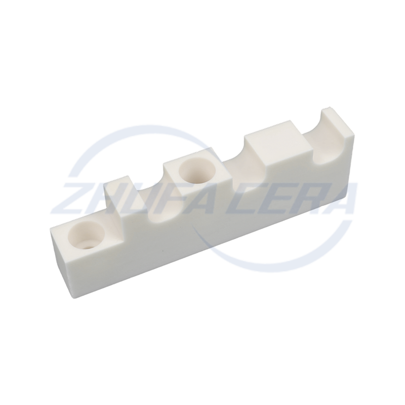 Bloc en céramique d'alumine de forme personnalisée