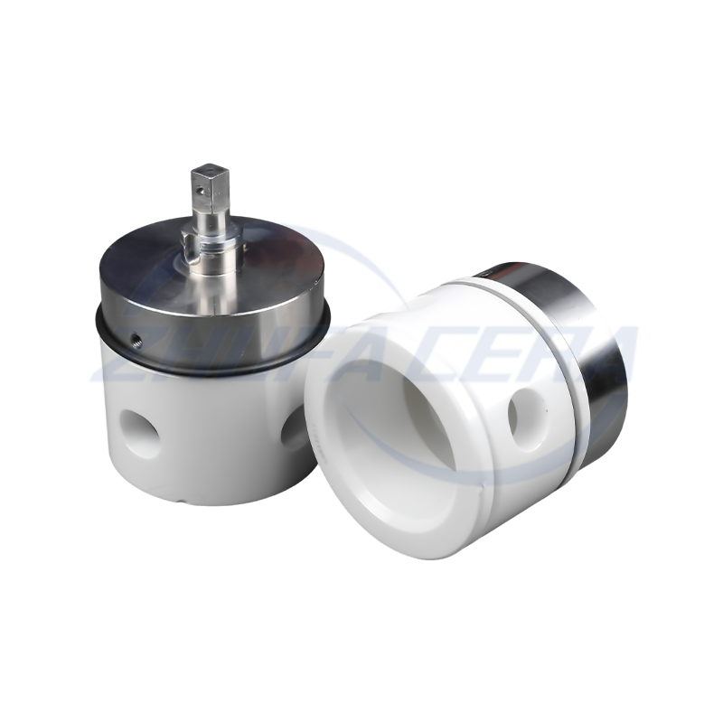 Piston métallique en céramique de zircone